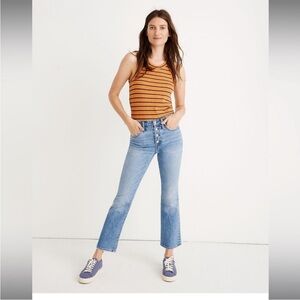 Madewell Cali Demi-Boot Jeans in Dory Wash